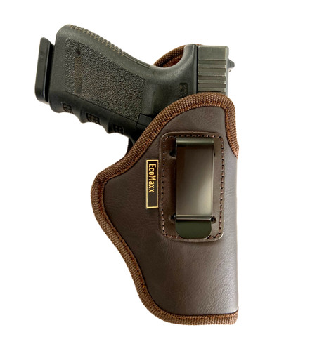Iwb brown soft leather holster - brown,