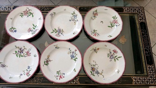 Assiettes plate - 6,