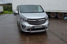 Buffles Barre un Pour vauxhall opel vivaro 2014 - 2019 Bas Acier Inoxydable