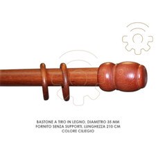 Barre Store A Tir Bois Cerise