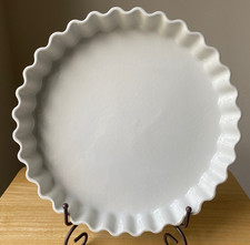 PILLIVUYT CULINAIRE WHITE 12" Quiche Dish - France - VGUC