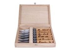 Coffret Opinel Édition Limitée Animalia N°8 6 Pièces Décorées Animaux Chasse