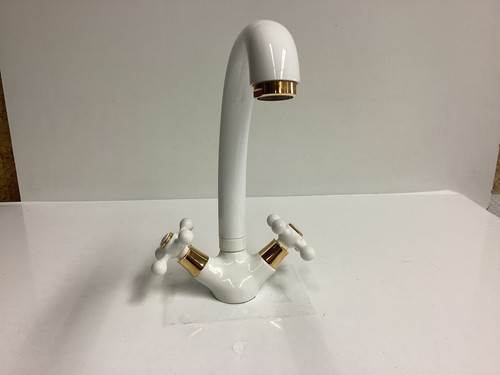 Robinet cuisine blanc 24 - robinet,