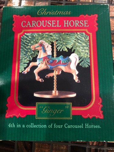 Christmas carousel horse - christmas,