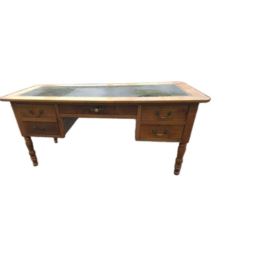 Bureau merisier tiroirs - bureau, en