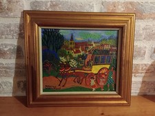 Tableau, huile sur toile de