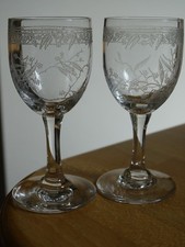 BACCARAT 2  ANCIENS VERRES A