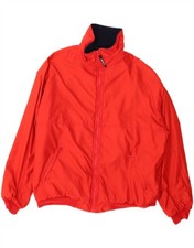 MUSTO Mens Bomber Jacket UK 42 XL Red Polyester DV06