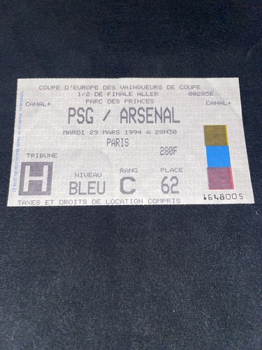 Ticket billet match psg - match, /