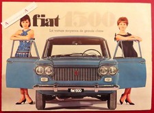 ● FIAT 1500 dépliant /