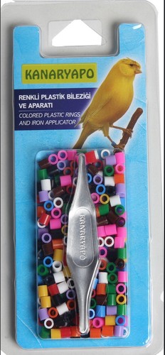 200 bagues plastique couleurs - 200,