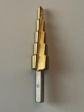 Foret mèche Fraise conique Etage 4-12mm HSS titane