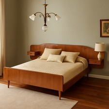 Lit Double Vintage Plaqué en