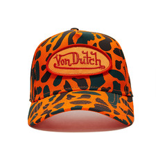 VON DUTCH CLASSIC  CAMO TRUCKER HAT w/adjustable snap strap, NEW