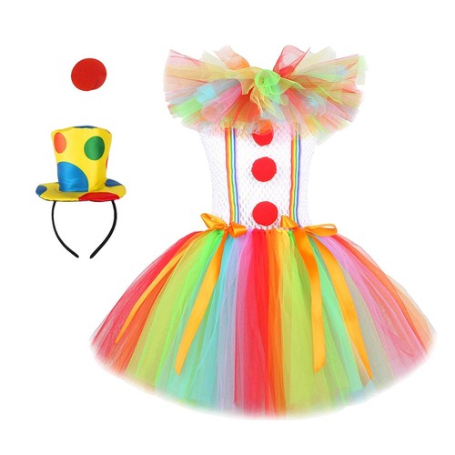 Enfant fille clown costume - enfant,