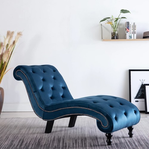 Chaise longue bleu - chaise,