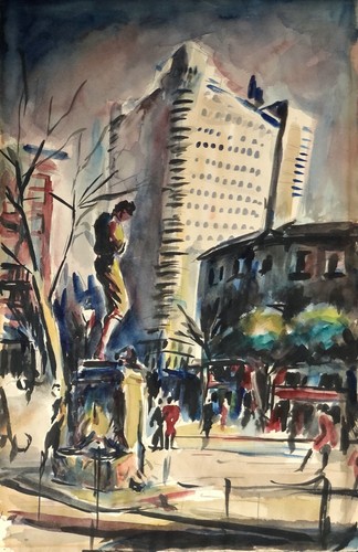 Paysage urbain grande