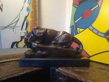 Statue Bronze Panthère