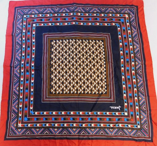 Foulard vintage 100 soie - vintage,