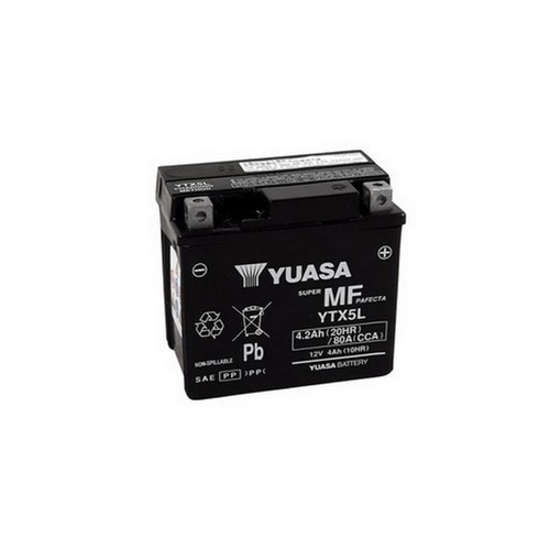 Batterie moto yuasa ytx5l vrla - batterie,