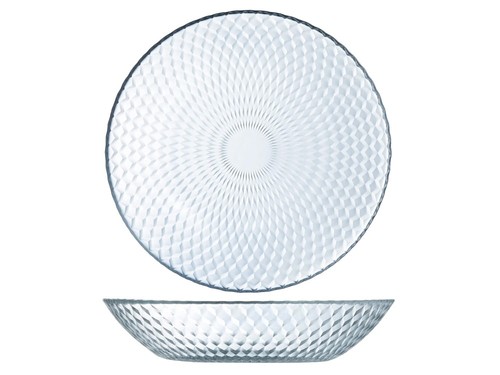 Assiette verre opale - en,