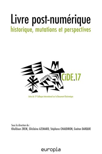Livre post numerique - livre,