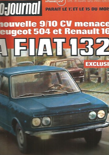 Auto journal fiat - fiat, 132