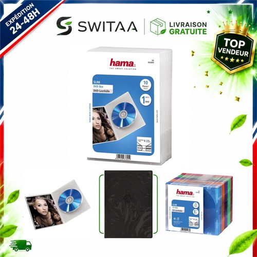 Hama boîtier dvd blu ray - boîtier, cd
