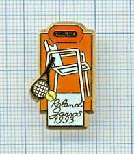PIN'S BOUYGUES ROLAND GARROS 1993 Sponsor Sports Tennis / Racket Ball Chair