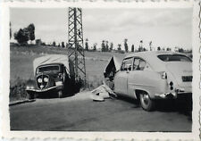 PHOTO ANCIENNE - VINTAGE SNAPSHOT - CAMION VOITURE ACCIDENT - CAR TRUCK CRASH 2