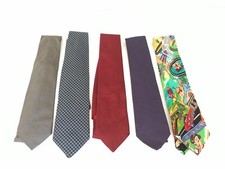 Lot 5 cravates marque rouge