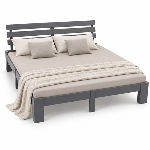 Lit double cadre bois - cadre, en
