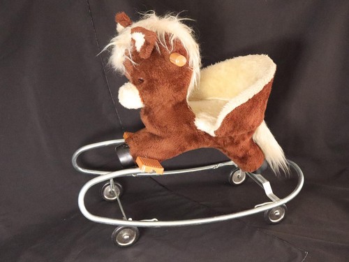Cheval bascule marron - cheval,