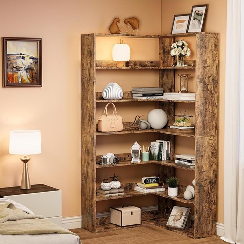 Tier corner bookshelf - corner,
