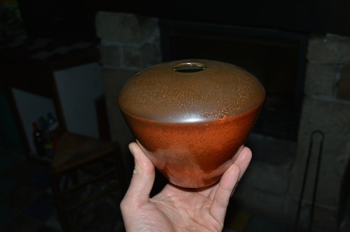 Vase toupie grès - toupie,