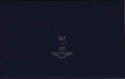 Brochure rolls royce - royce, spirit