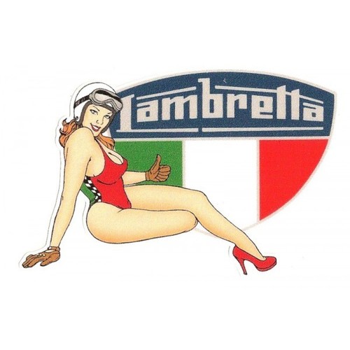Lambretta right pin droite - pin, up