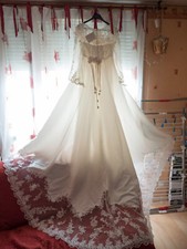 Robe de mariée Ivoire Tomy Mariage neuf conception unique taille 46
