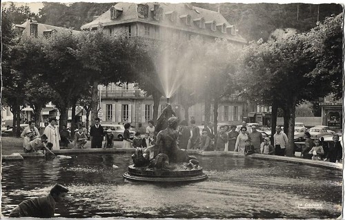 Bourboule le bassin du - la,