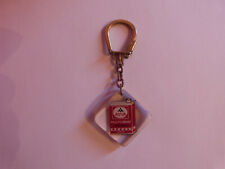 Antique Oil Can Inclusion Keychain - ""Avia Multigrade Motor Oil"" - 60's