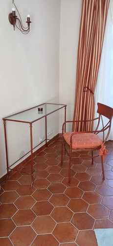 Console fer forgé avec