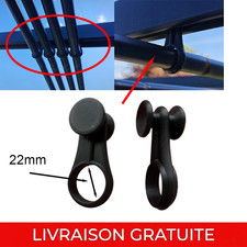 Roulettes Crochets Tubes, Rail