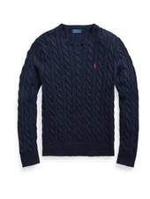 Pul Ralph Lauren Torsadé Bleu