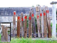 POUTRES CHENE CENTENAIRE idéal rénovation différentes sections et longueurs