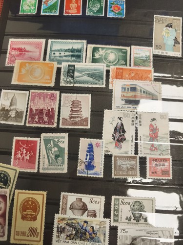 Lot timbres asie chine - lot, japon