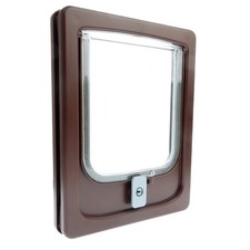 Chatière 2 positions marron