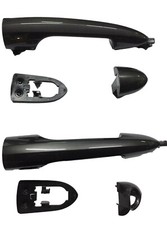 EXTERNAL HANDLE KIT FRONT DOORS RIGHT + LEFT ALFA MITO ORIGINAL TITANIUM DARKMIRON