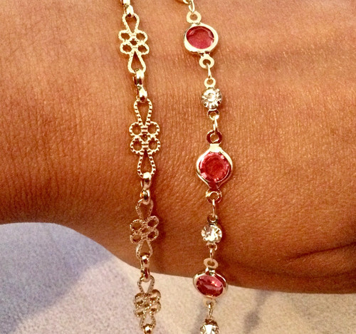 Lot bracelet femme plaqué - 2,