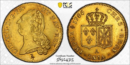 Louis xvi double - xvi,