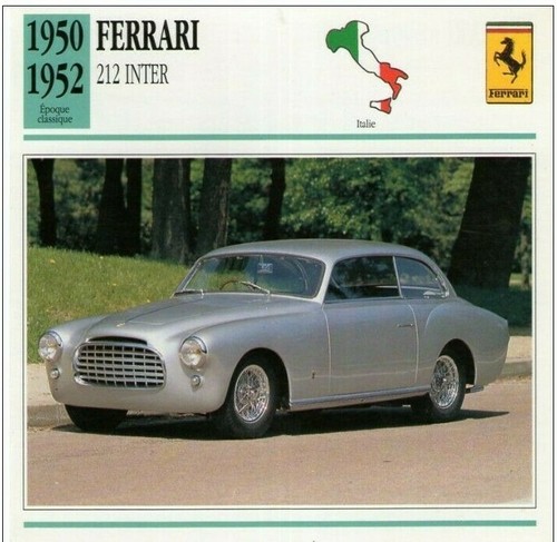 Fiche technique voiture - -, 1950